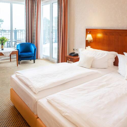 All unsere Zimmer und Suiten des GRAND HOTEL BINZ sind geräumig und komfortabel ausgestattet.